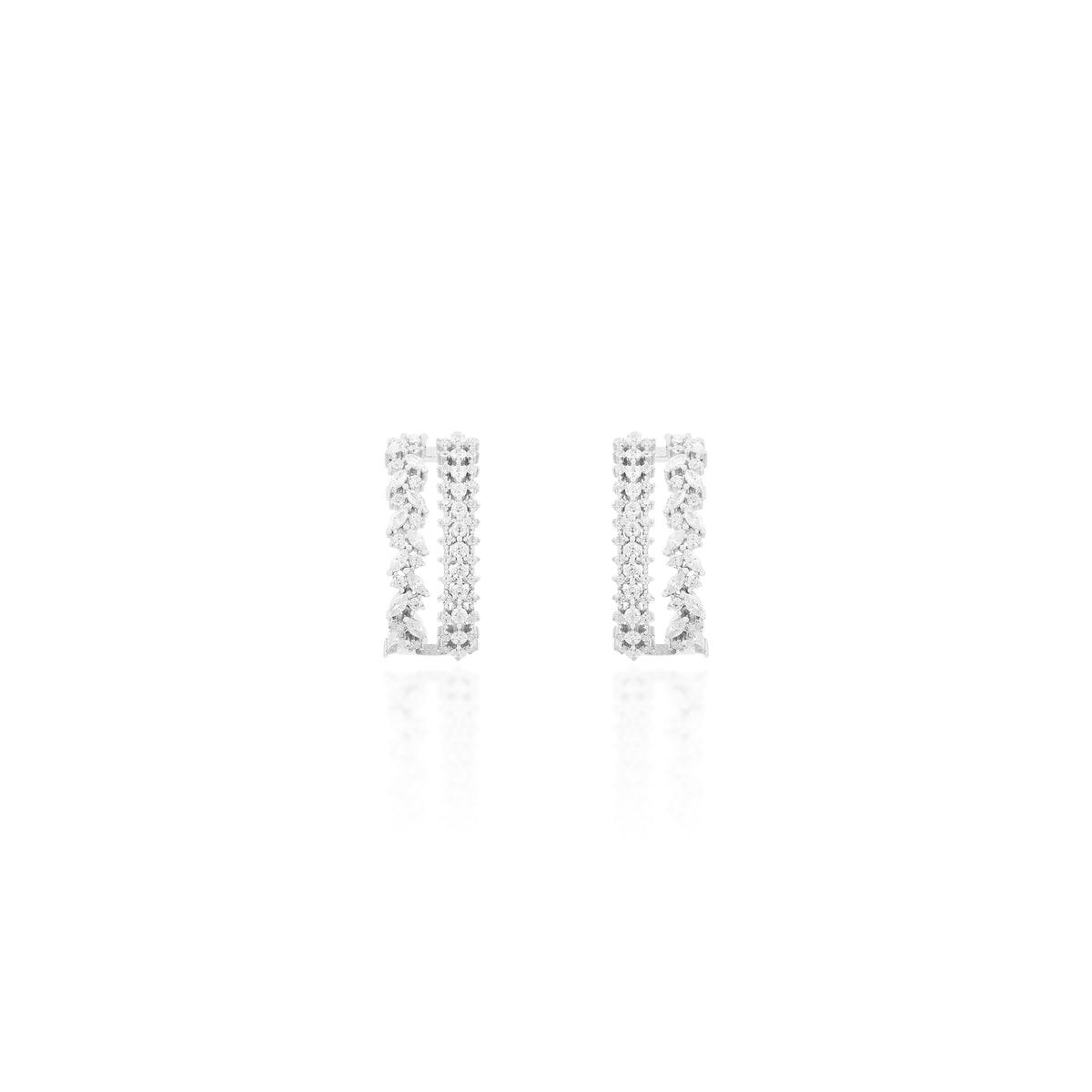 Brinco earjacket Eternal duplo