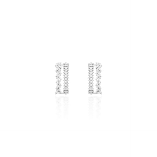 Brinco earjacket Eternal duplo