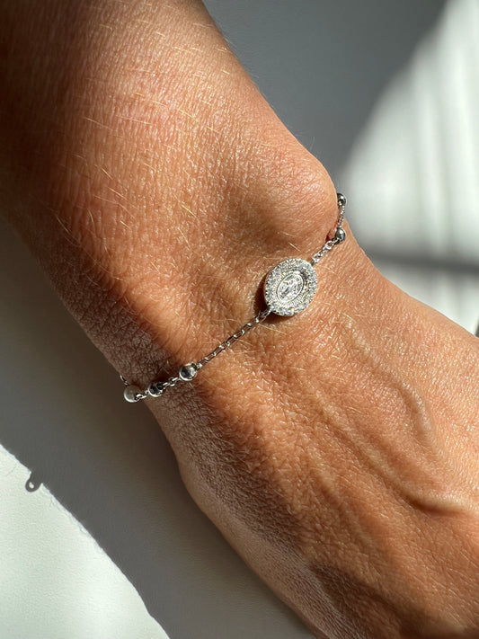 Pulseira mini medalha milagrosa