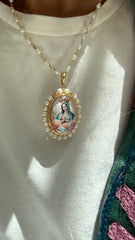 Pingente Medalhas bordadas