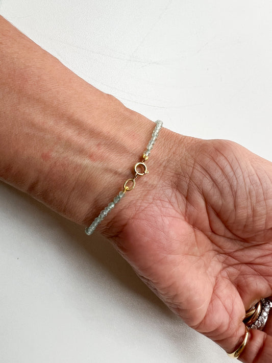 Pulseira stone calcedônia