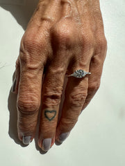 Aliança moissanite
