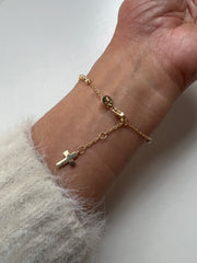 Pulseira Nossa Senhora das Graças c Cruz