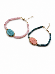 Pulseiras pedras religiosas