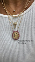 Colar medalha Guadalupe