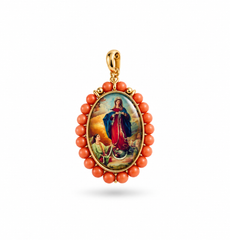 Pingente Medalhas bordadas