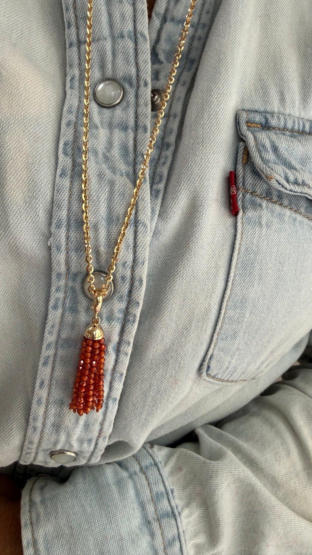 Pingente mini tassel