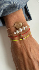 Pulseira pérolas barrocas
