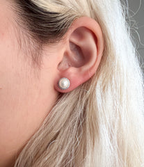 Conjunto de pérolas colar e brincos