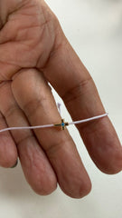 Pulseira colorida fio de seda elementos