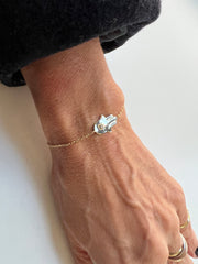 Pulseira Hamsa ( mão de Fátima )