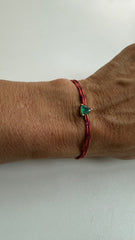 Pulseira esmeralda  6mm