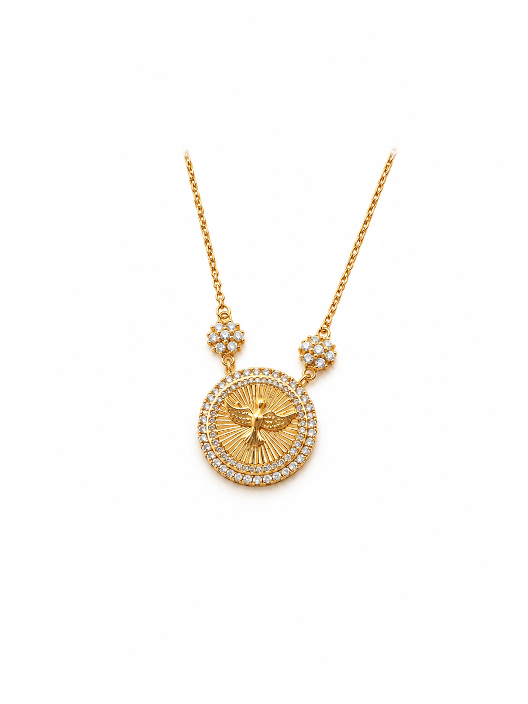 Colar Espírito Santo moissanites