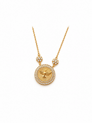 Colar Espírito Santo moissanites