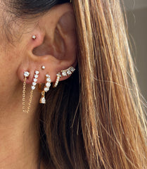 Argola Selma moissanites