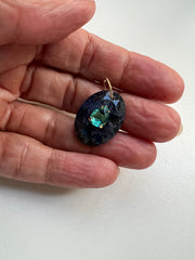 Pingente pedra natural sodalita