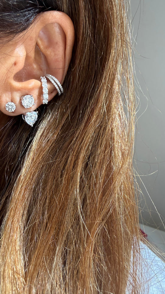 Piercing trava Moissanites