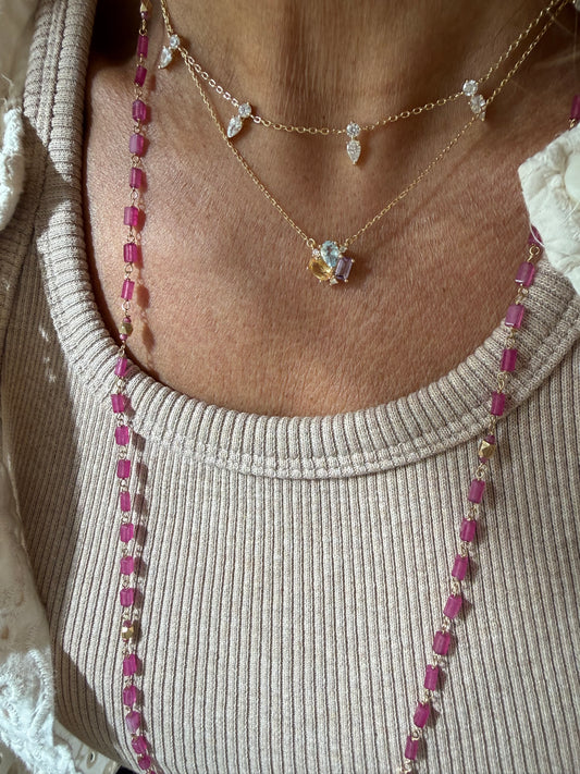 Colar gota Celeste