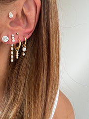 Argola Duo Sparkle Hoops