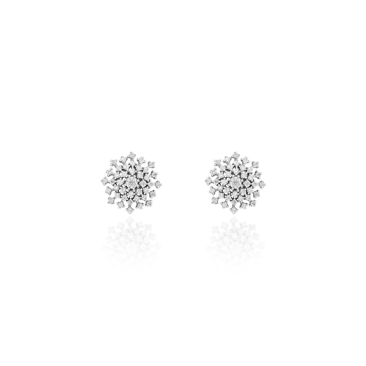 Brinco luz Moissanite