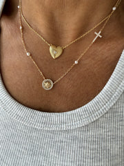 Colar coração digital