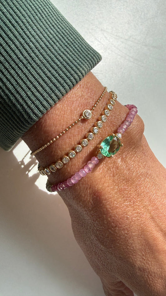 Pulseira jardim secreto