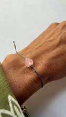 Pulseira fio de seda pitangas