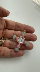 Pingente cruz pedras medalhas