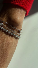 Pulseira medalha São Bento moissanites