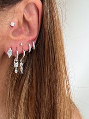 Argola Trio Dangle Hoops