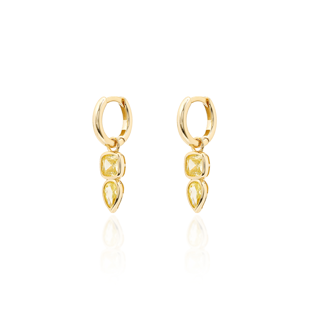 Brinco pedras Yellow fancy