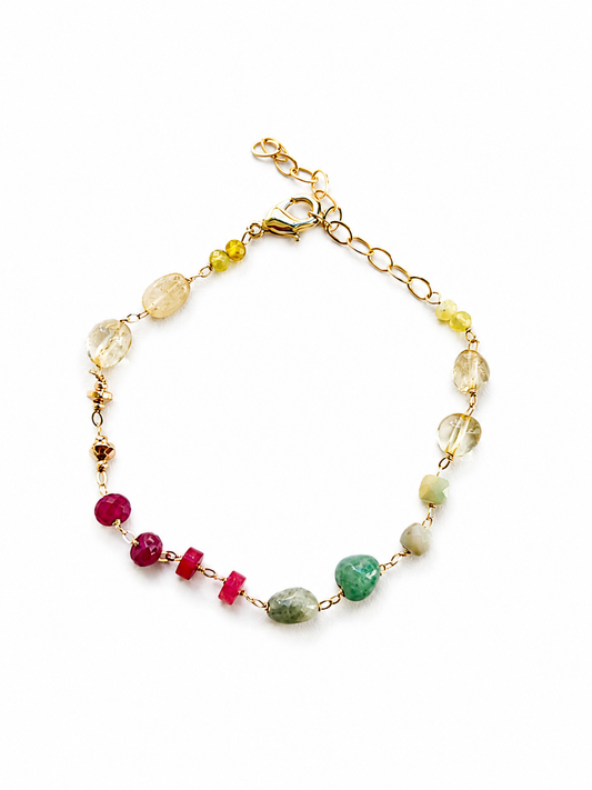 Pulseira pedras naturais