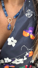 Colar quartzo Azul