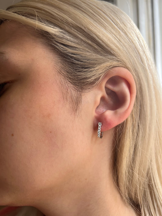 Brinco Sigrid moissanite