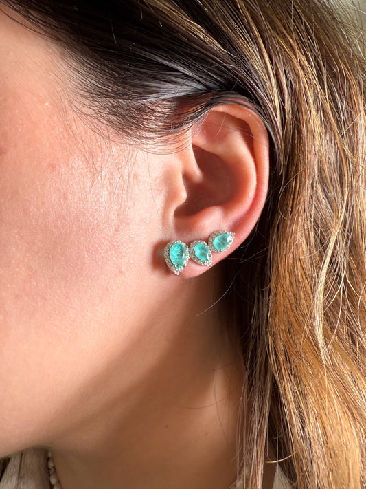 Brinco earcuff gotas