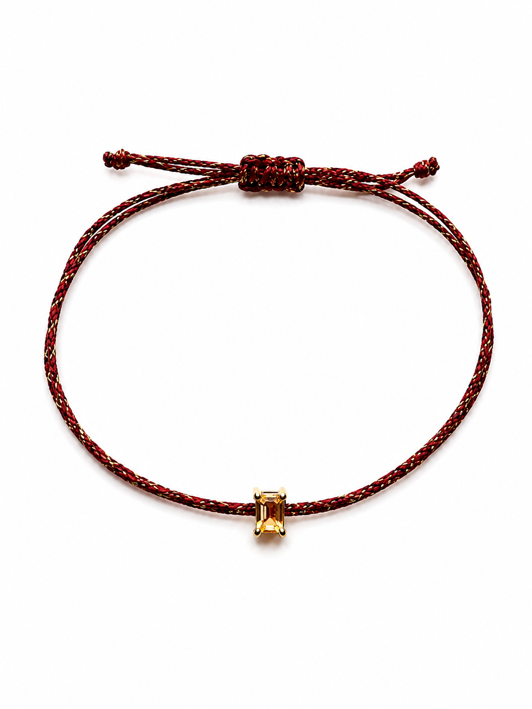 Pulseira fio de seda Safira Siri Lanka