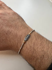 Pulseira plaquinhas