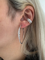Piercing duo Moissanite
