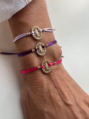 Pulseira Fio de seda Nossa Senhora Aparecida