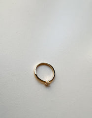 Anel solitário moissanite cravação coroa