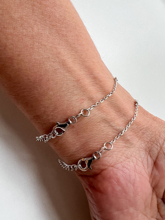 Pulseira Menina e menino moissanite