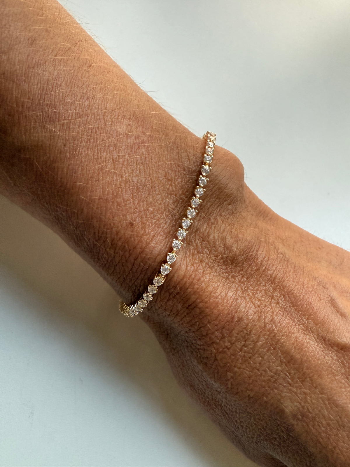 Pulseira Riviera redonda 3 garras