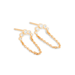 Brinco Aura Chain Moissanites