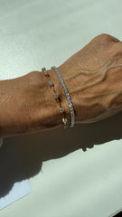 Pulseira Riviera Moissanite de 2mm