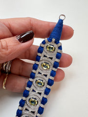 Pulseira Asha   com pedras naturais e moissanites