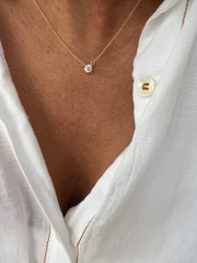 Ponto de luz moissanite 5mm