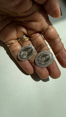Colar medalha Nossa Senhora Aparecida moissanite 1 F
