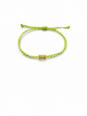 Pulseira fio de seda topázio imperial