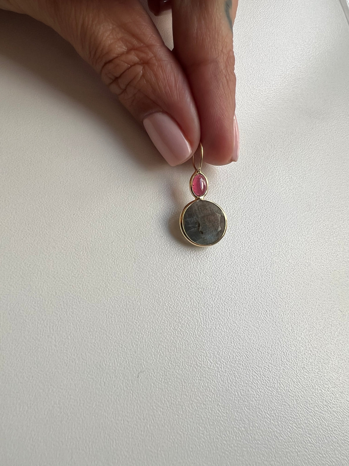 Pingente pedras naturais colors