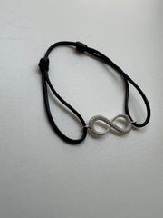 Pulseira fio de seda infinito